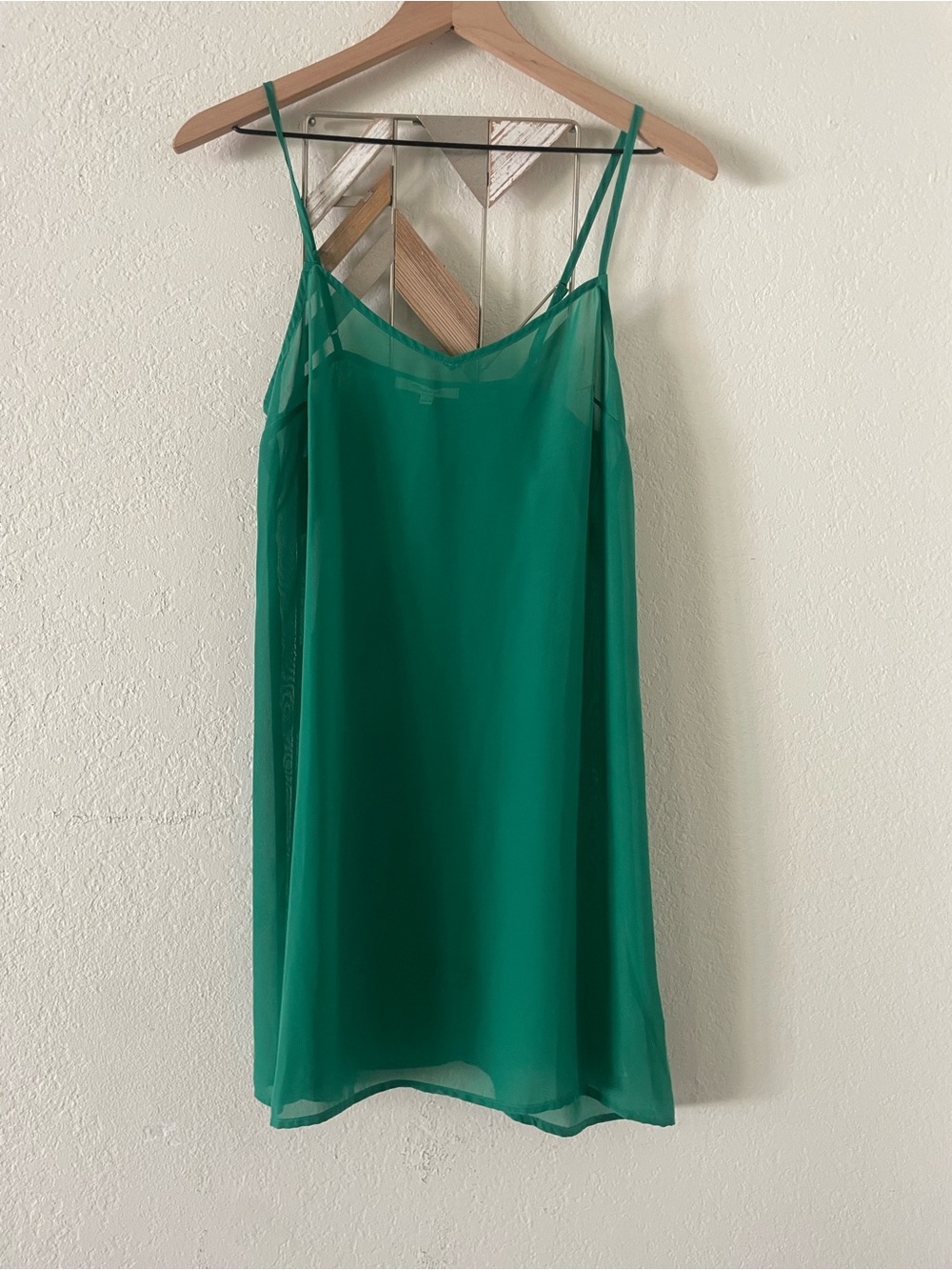 Madewell sheer slip dress